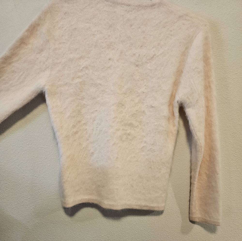 Vintage Belldini brand Pale Pink Angora Sweater set - Picture 5 of 9